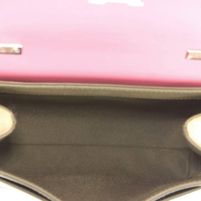 Pink Louis Vuitton Lockme II BB Leather Handbag