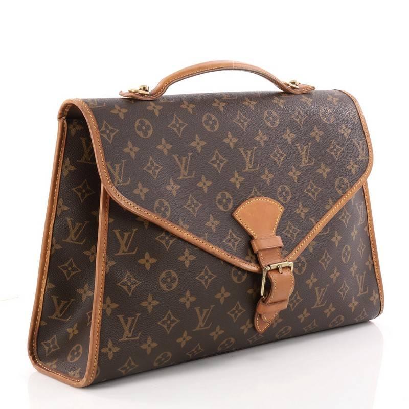 Black Louis Vuitton Beverly Briefcase Monogram Canvas MM