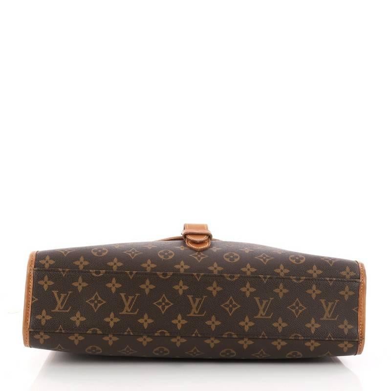 Women's or Men's Louis Vuitton Beverly Briefcase Monogram Canvas MM