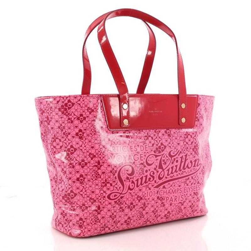 Pink Louis Vuitton Voyage Tote Cosmic Blossom PM