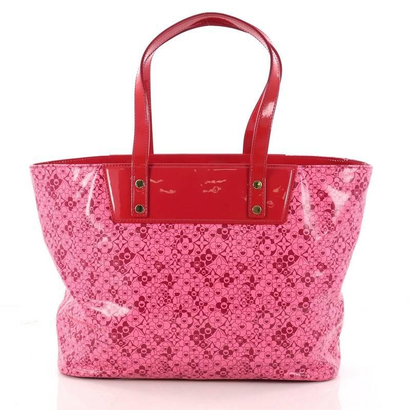 Louis Vuitton Voyage Tote Cosmic Blossom PM In Good Condition In NY, NY