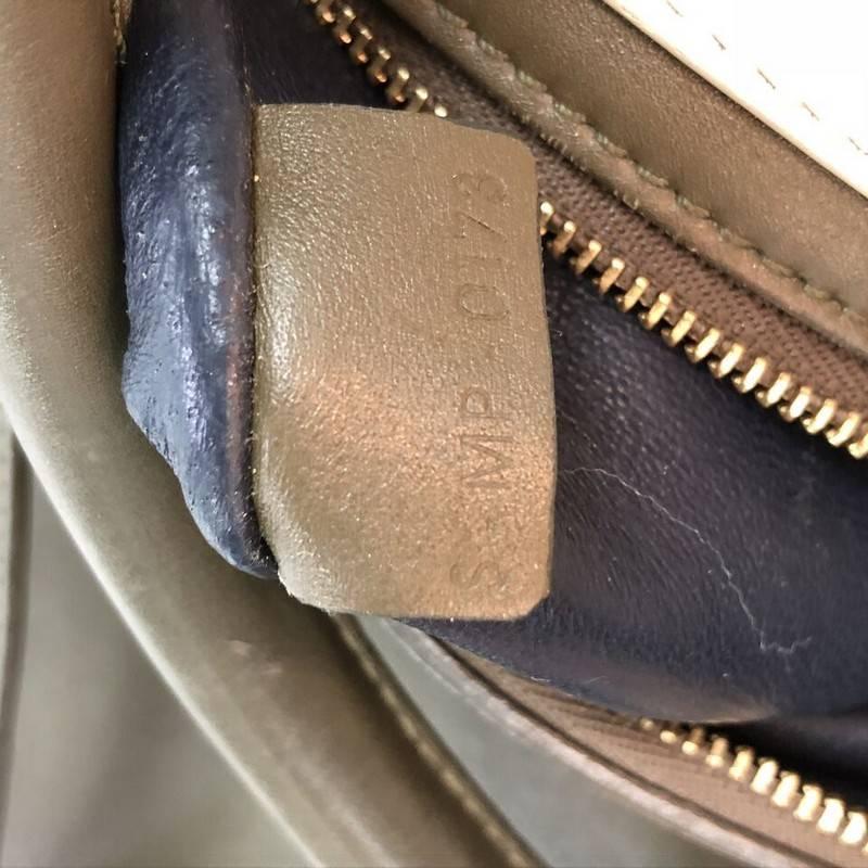 Celine Tricolor Trapeze Handbag Leather Small 5