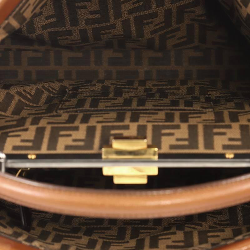 Fendi Peekaboo Handbag Leather Large  1