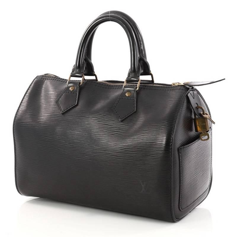 Louis Vuitton Speedy Handbag Epi Leather 30 In Good Condition In NY, NY