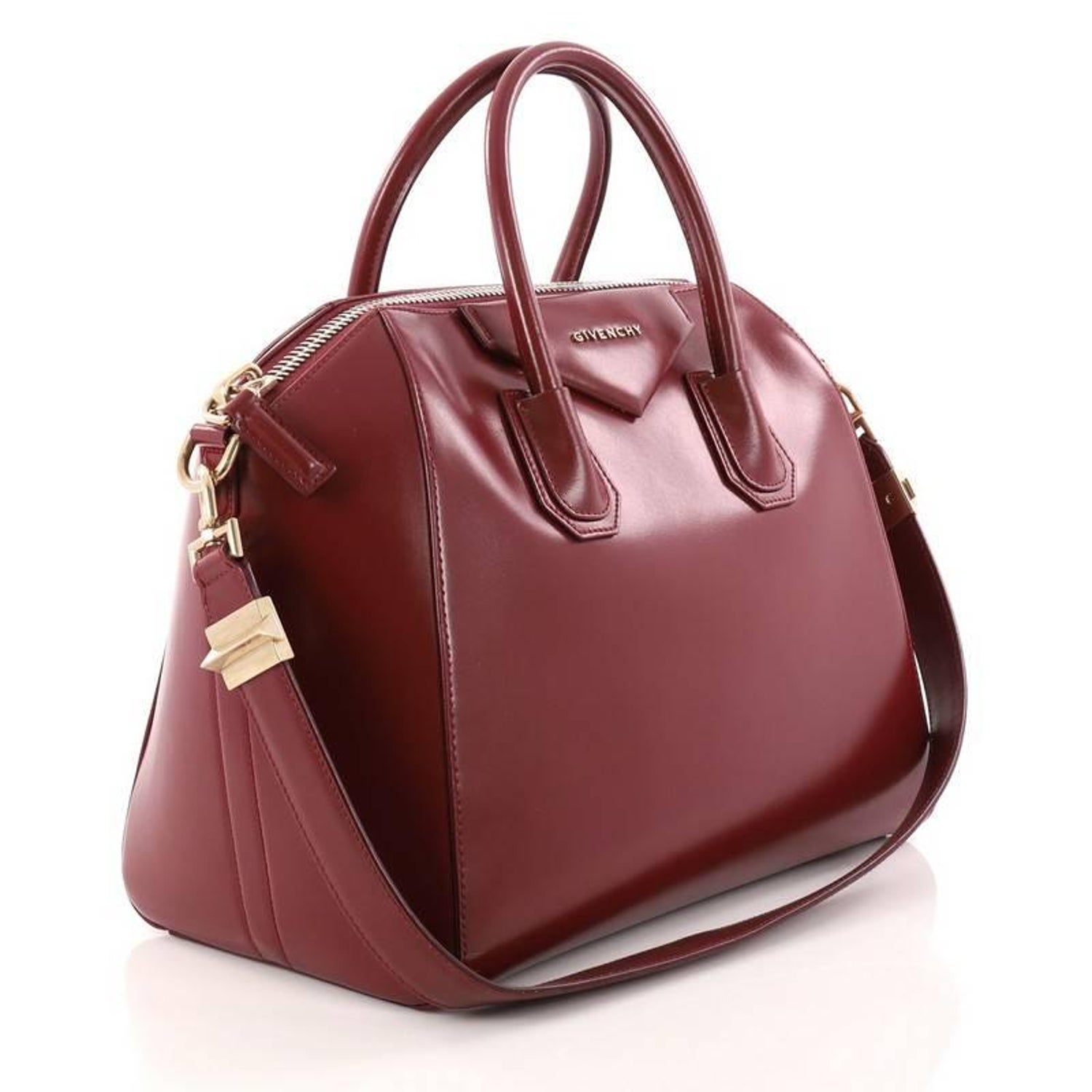 Givenchy Antigona Bag Glazed Leather Medium At 1stdibs