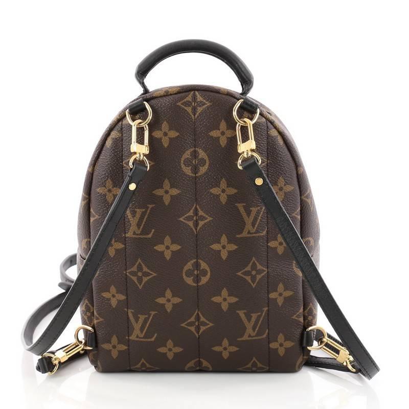 Louis Vuitton Palm Springs Backpack Monogram Canvas Mini In Excellent Condition In NY, NY