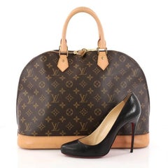 Louis Vuitton Alma Handbag Monogram Canvas GM