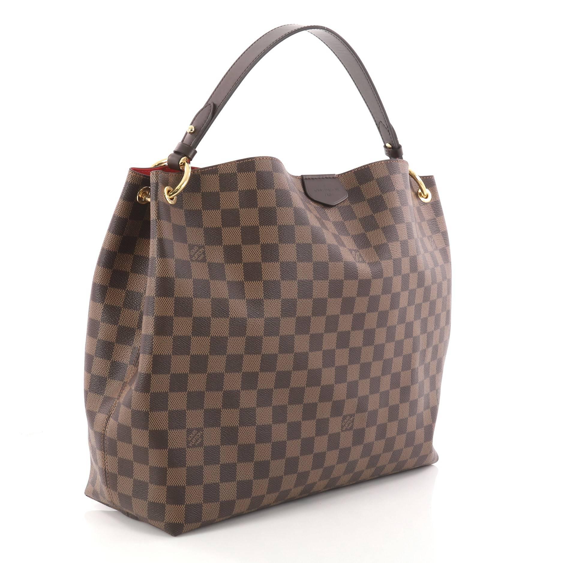 Louis Vuitton Graceful Handbag Damier MM In Excellent Condition In NY, NY