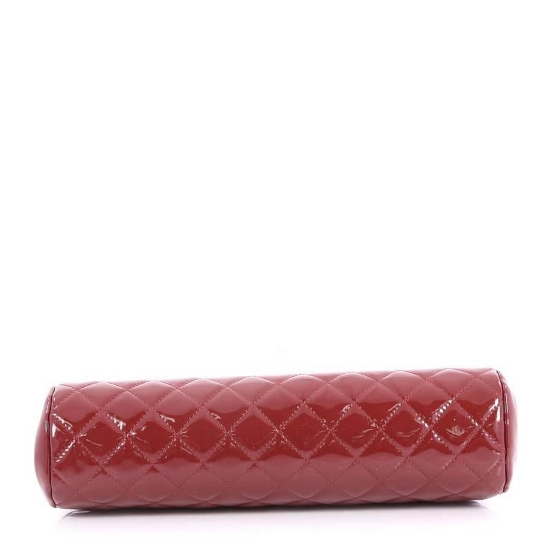 Women's or Men's Chanel Timeless Clutch Quilted Patent 