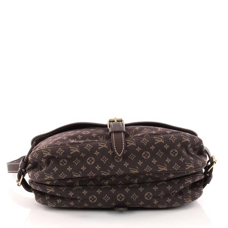 Louis Vuitton Saumur Handbag Mini Lin In Good Condition In NY, NY