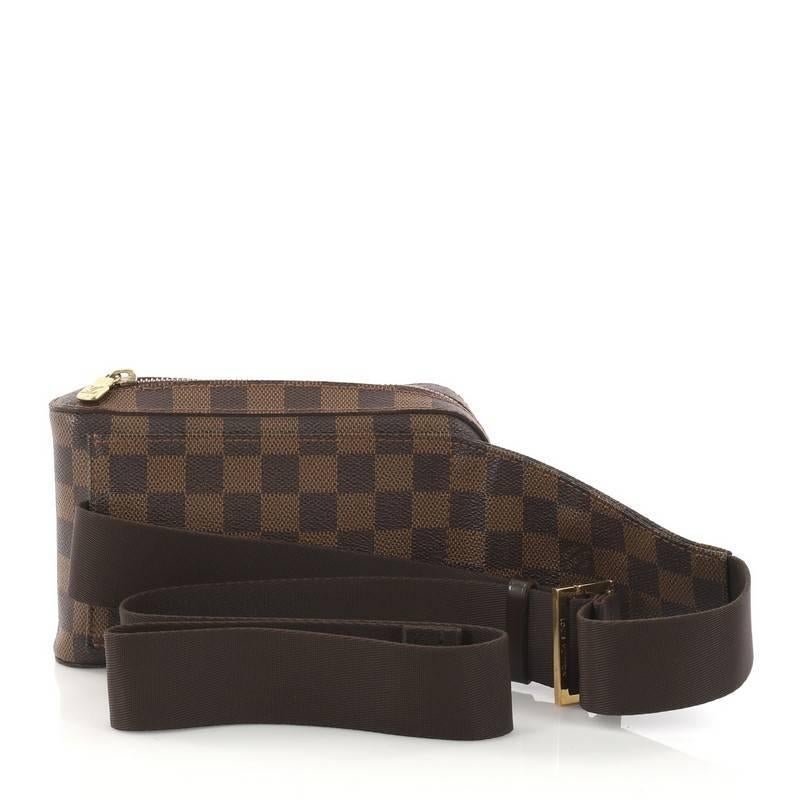 Black Louis Vuitton Damier Geronimos Waist Bag 