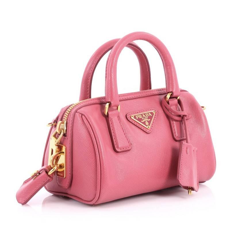 Prada mini boston bag clearance