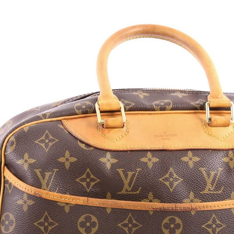 Louis Vuitton Deauville Monogram Canvas Handbag  1