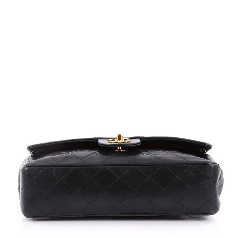 Women's Chanel Vintage Classic Double Flap Bag Quilted Lambskin Small 