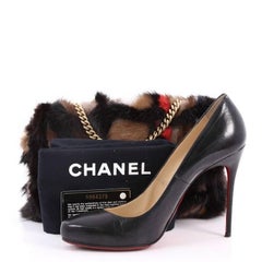 Chanel Multicolor Arm Candy Flap Bag Mink Medium