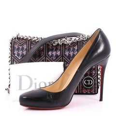 Christian Dior Diorama Flap Bag Sequin Embellished Satin Mini