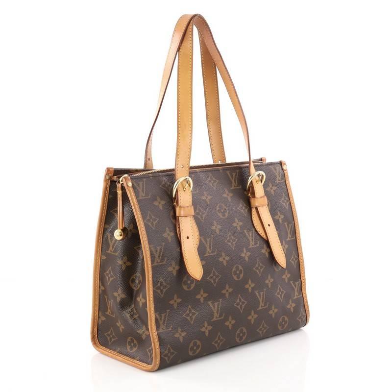 Black Louis Vuitton Popincourt Tote Monogram Canvas Haut