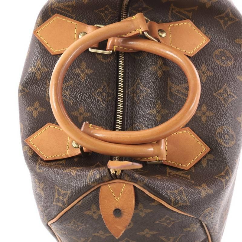 Louis Vuitton Speedy Handbag Monogram Canvas 25 3