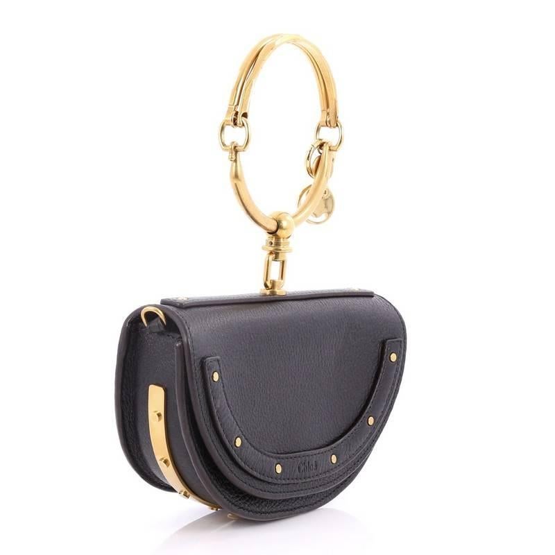 Black Chloe Nile Crossbody Bag Leather Mini