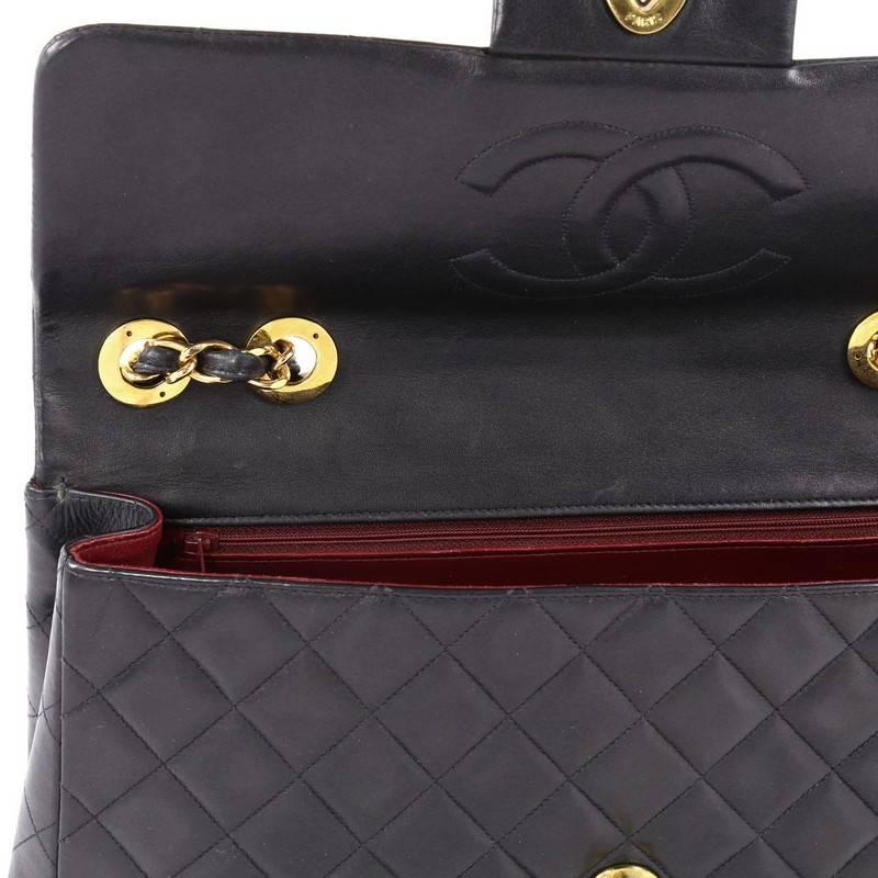 Chanel Vintage Classic Single Flap Bag Quilted Lambskin Maxi 1