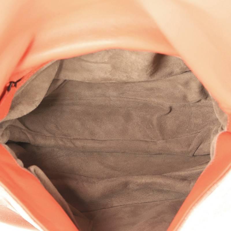 Bottega Veneta Flap Messenger Bag Leather with Intrecciato Detail Medium 1