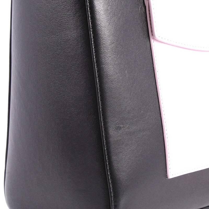 Christian Dior Lady Dior Front Pocket Handbag Leather Large 1