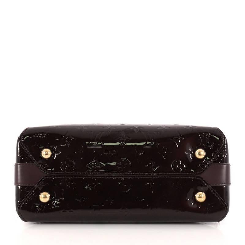 Black Louis Vuitton Melrose Monogram Vernis Handbag 