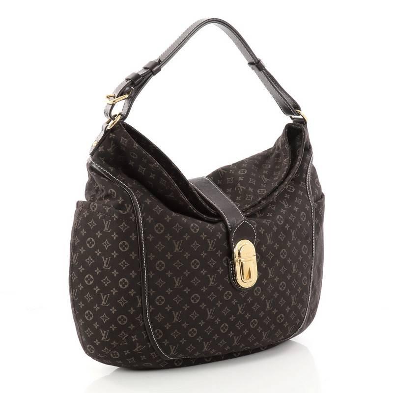Black Louis Vuitton Romance Handbag Monogram Idylle