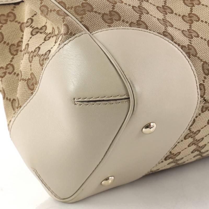 Gucci Mayfair Satchel GG Canvas Medium In Good Condition In NY, NY