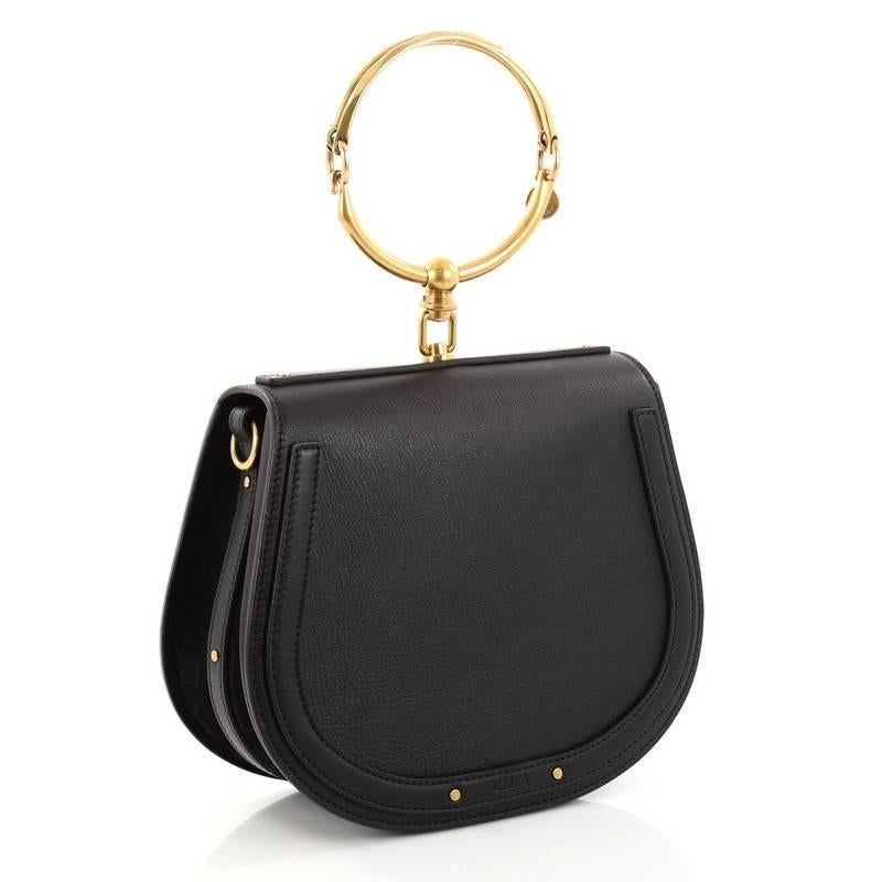Black Chloe Nile Crossbody Bag Leather Medium