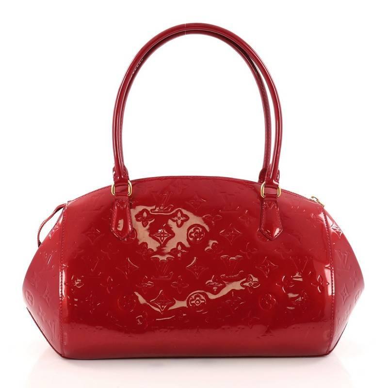 Louis Vuitton Sherwood Handbag Monogram Vernis GM In Good Condition In NY, NY