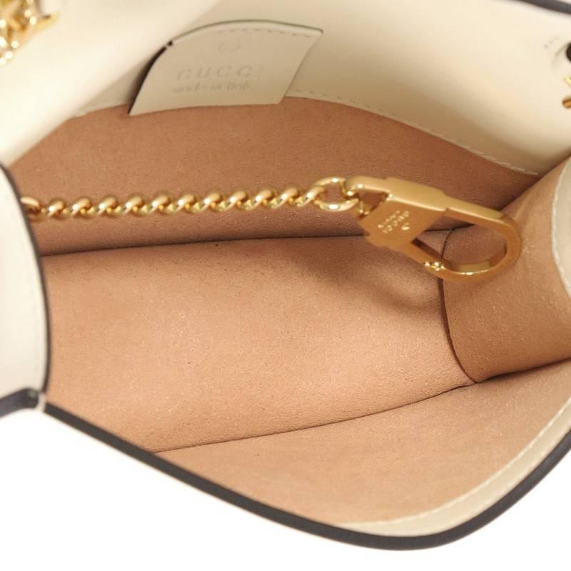 Gucci Sylvie Chain Crossbody Bag Leather Mini 1