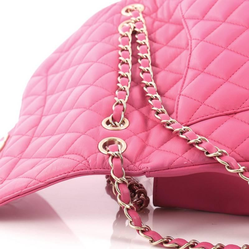 Women's or Men's Chanel Mademoiselle Chic Flap Bag Quilted Lambskin Medium