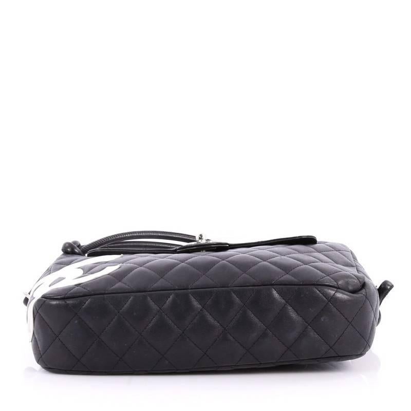 Women's or Men's Chanel Cambon Camera Bag Quilted Leather 