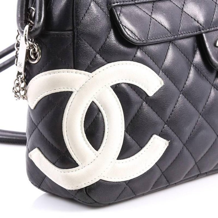 Chanel Cambon Camera Bag Quilted Leather at 1stDibs