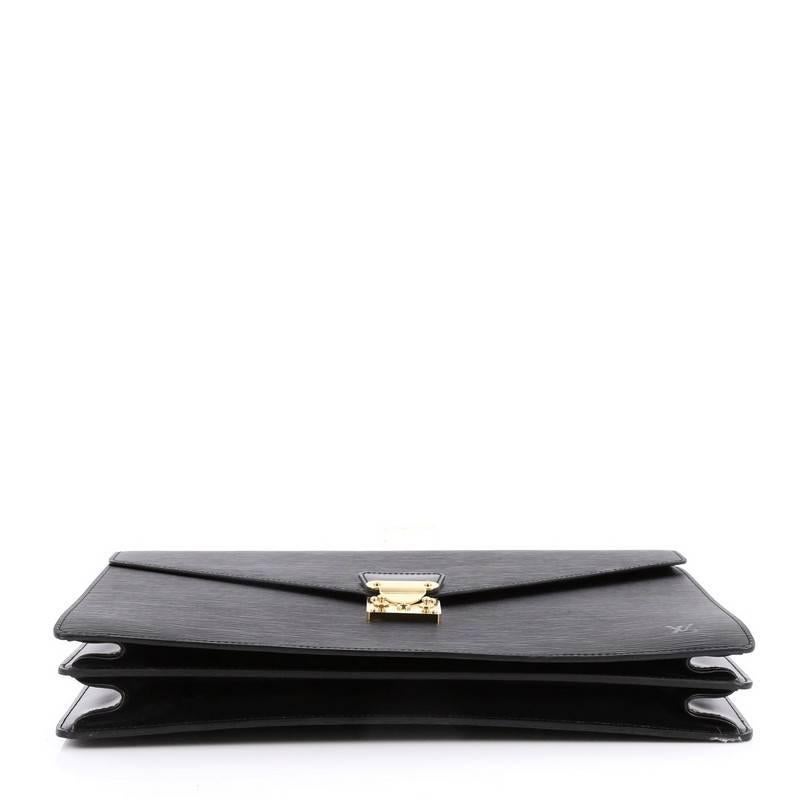 Women's Louis Vuitton Serviette Ambassadeur Handbag Epi Leather 