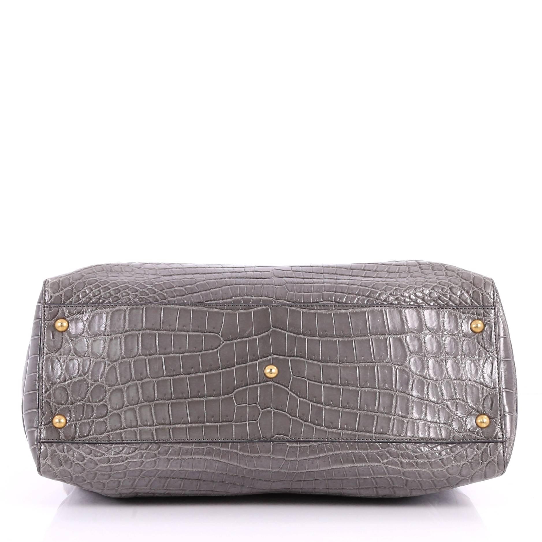 fendi crocodile peekaboo