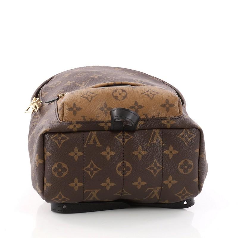 Brown Louis Vuitton Palm Springs Backpack Reverse Monogram Canvas PM