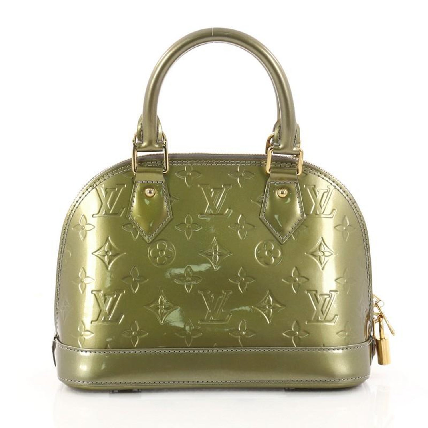 Louis Vuitton Alma Handbag Monogram Vernis Bb At 1stdibs