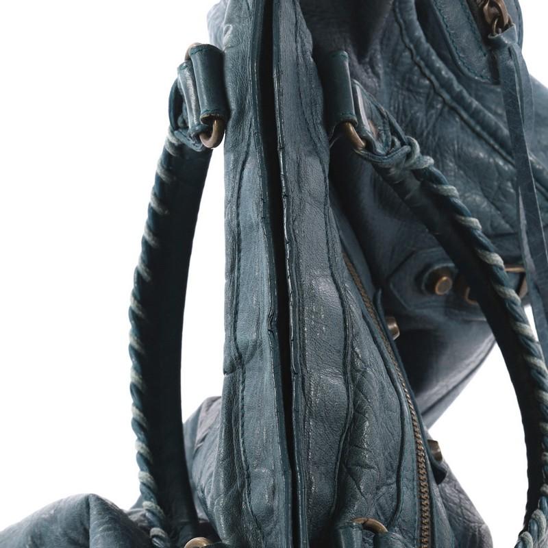 Balenciaga City Classic Studs Handbag Leather Small 6