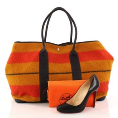 Hermes Garden Party Tote Rocabar and Leather TGM
