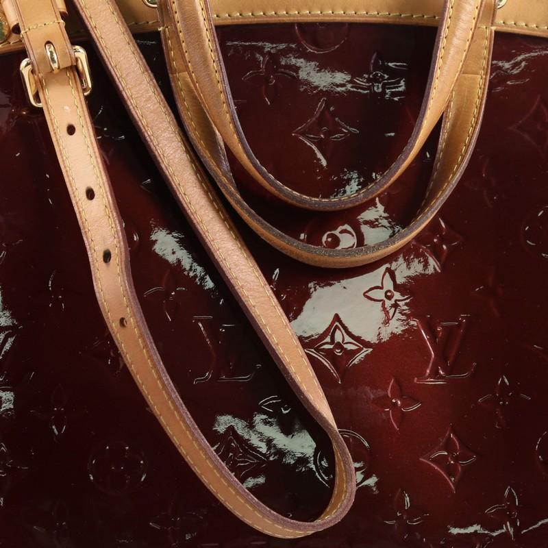 Louis Vuitton Brea Handbag Monogram Vernis MM 4