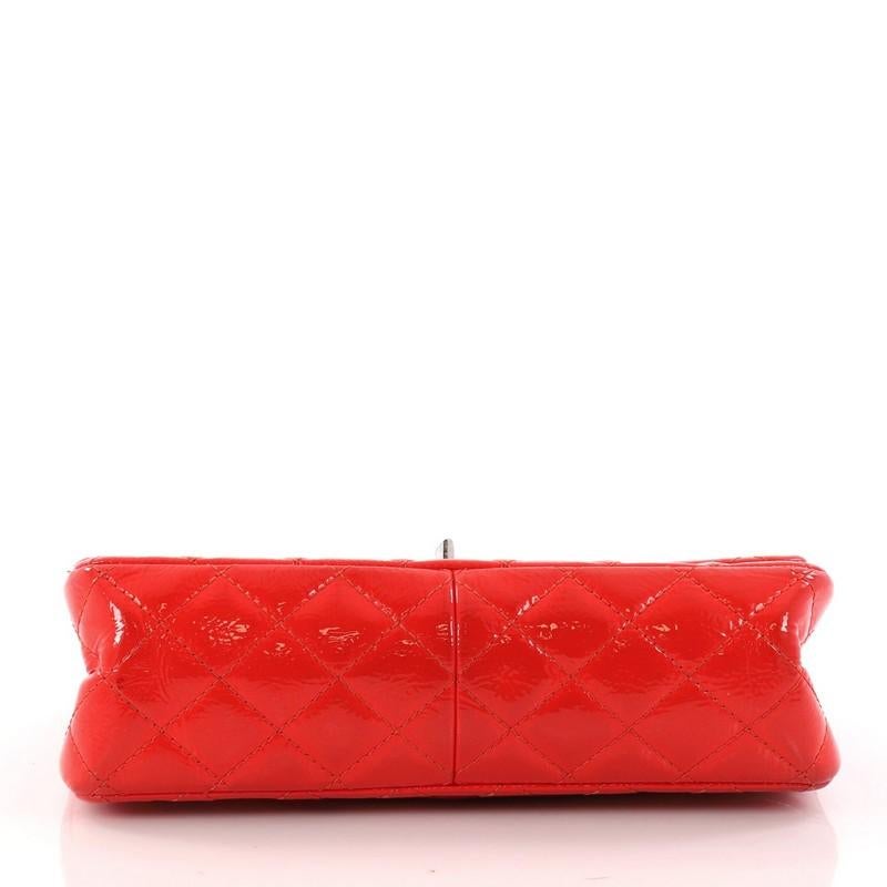 Women's or Men's Chanel Reissue 2.55 Handbag Quilted Crinkled Patent 225