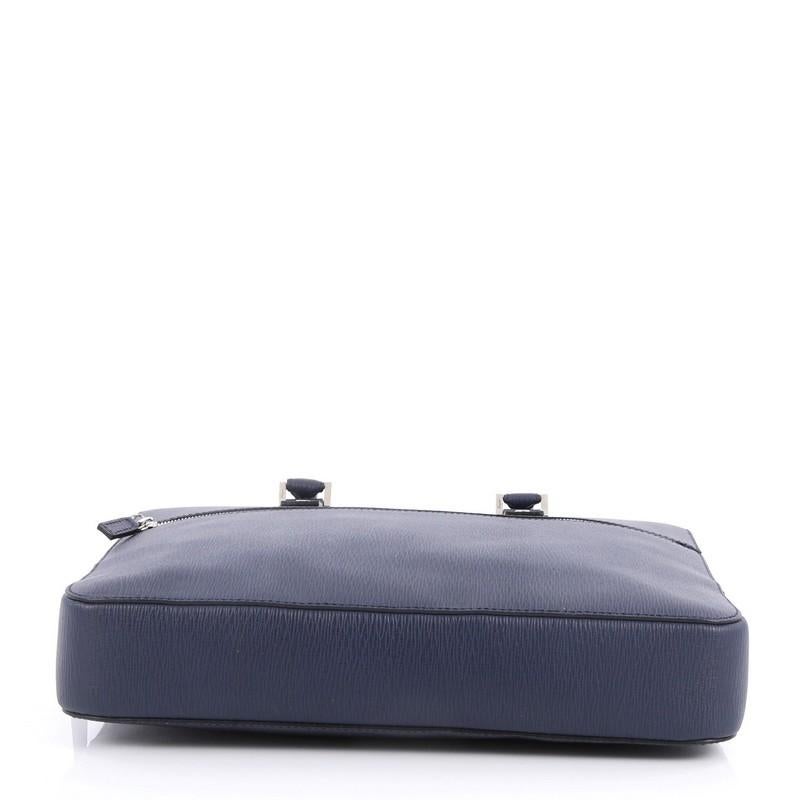Women's or Men's Salvatore Ferragamo Zip Around Briefcase Leather Medium