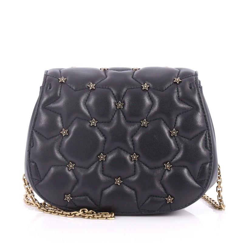Christian DiorDio(r)evolution Round Clutch with Chain Studded Leather Small In Good Condition In NY, NY