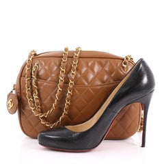 Chanel Vintage Camera Bag Quilted Leather Medium