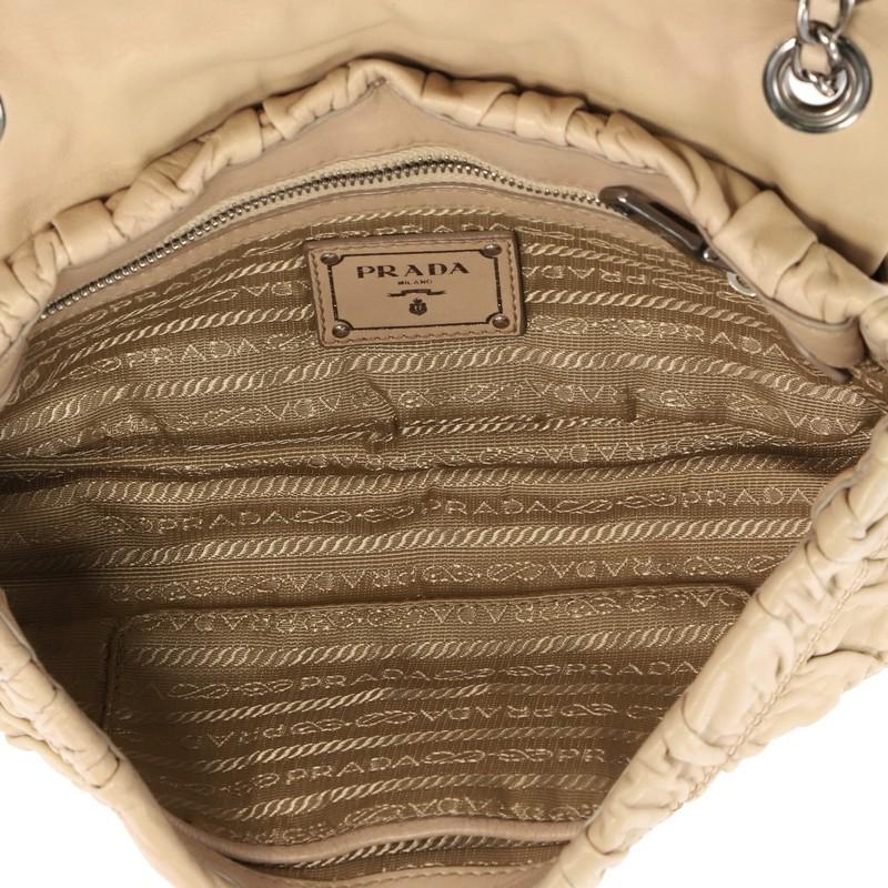 Prada Gaufre Chain Flap Shoulder Bag Nappa Leather Small 1