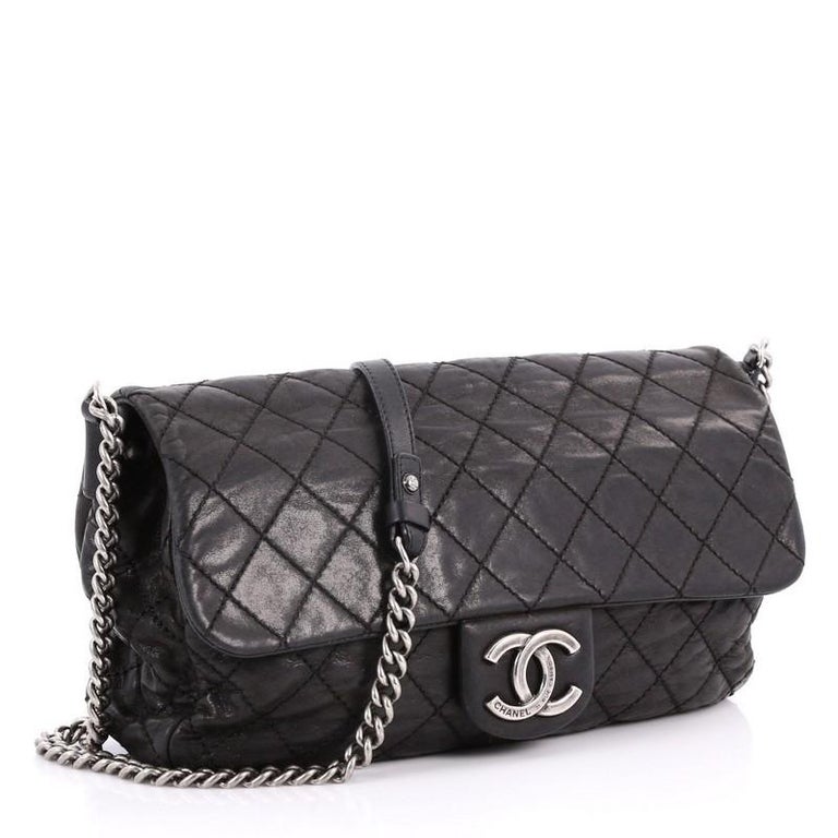 coco chanel black quilted handbag
