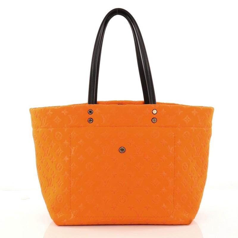 Louis Vuitton Scuba Tote Monogram Embossed Neoprene MM In Good Condition In NY, NY