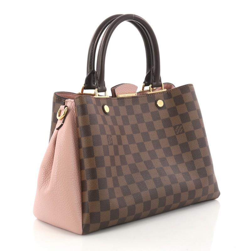 Black Louis Vuitton Brittany Handbag Damier